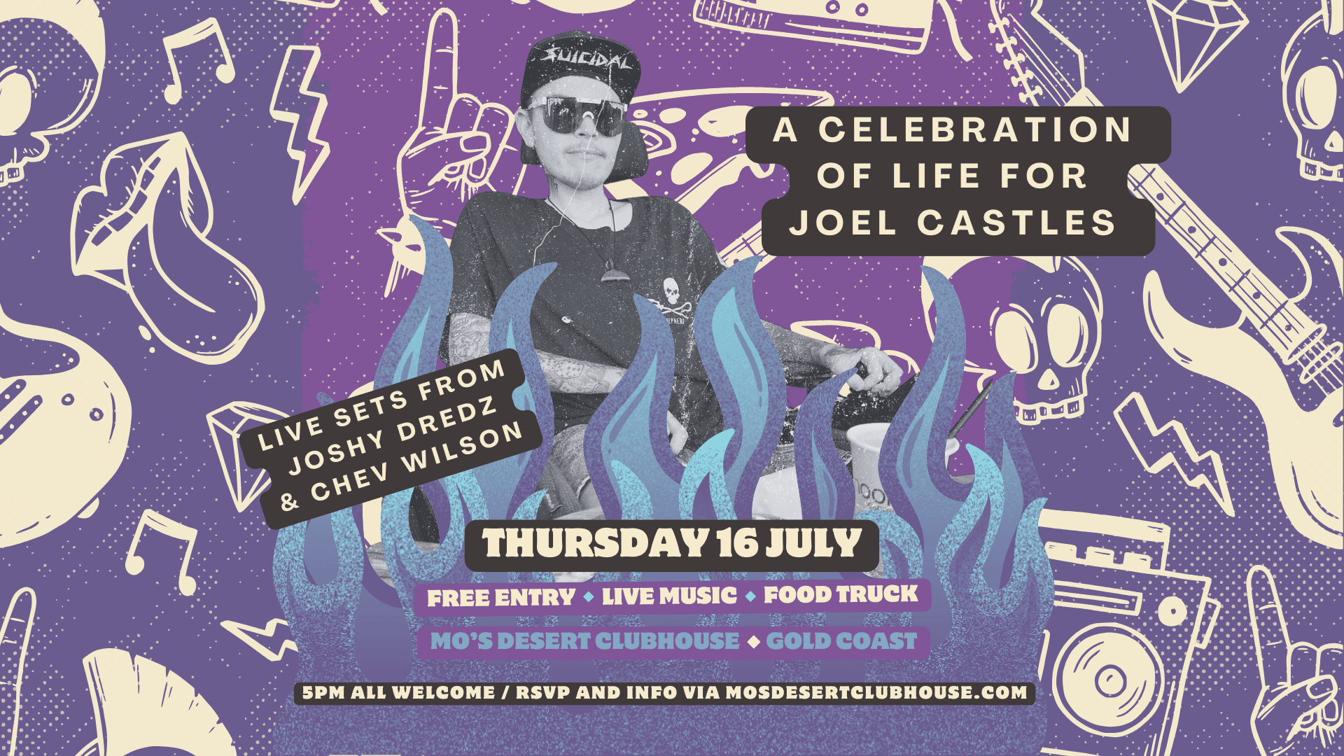 Joshy Dredz + Chev Wilson poster