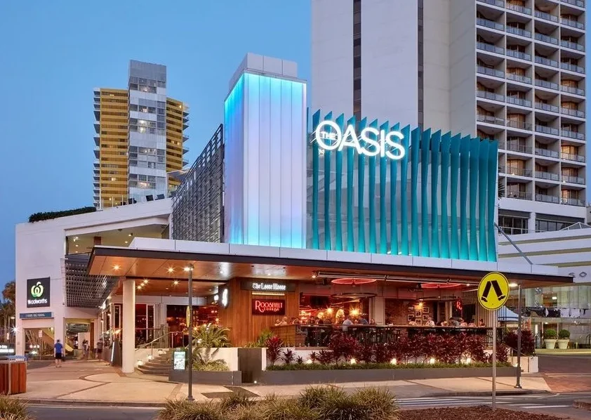 The Oasis Shopping Centre — The Oasis shopping centre exterior